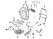 2002 Ford Explorer Sport Seat Cushion Diagram - 1L5Z-3564810-BA