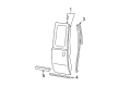 2003 Ford F-350 Super Duty Door Seal Diagram - 9C3Z-28253A10-A