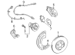 2005 Ford Thunderbird Brake Backing Plate Diagram - XW4Z-2K004-AA