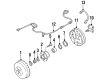 1995 Mercury Villager Wheel Bearing Diagram - F7XZ1109BB