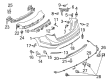 Ford Fiesta Mud Flaps Diagram - D2BZ-16A550-A