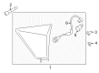 Ford Escape Bumper Reflector Diagram - GJ5Z-13404-K