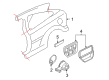 2000 Ford Focus Fuel Filler Housing Diagram - 5S4Z-5427936-AA