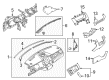 Ford Police Interceptor Sedan Steering Column Cover Diagram - HG1Z-5404459-BA