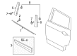 Ford Escape Door Moldings Diagram - CJ5Z-7825556-AA