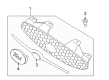 Ford Taurus Grille Diagram - 2F1Z-8200-AAA