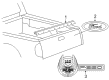 2008 Ford F-250 Super Duty Emblem Diagram - 8C3Z-9942528-A