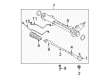 2007 Ford Mustang Rack and Pinion Boot Diagram - 4R3Z-3K661-AB