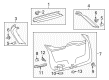 2024 Ford Edge Door Handle Diagram - FT4Z-5831458-AA