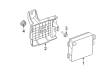 2014 Ford Flex Parking Assist Distance Sensor Diagram - DA8Z-14C689-C