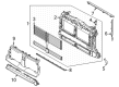 Ford Bronco Sport Radiator Support Diagram - LX6Z-5816146-K