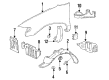 Mercury Villager Fender Diagram - F6XZ-16006-AA