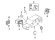 2007 Lincoln MKX Car Speakers Diagram - 7A1Z-18808-C