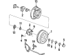 1996 Ford Windstar Brake Backing Plate Diagram - F58Z-2211-A