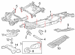 2022 Ford F-150 Rear Crossmember Diagram - ML3Z-5L005-A