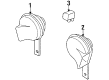 1997 Mercury Tracer Horn Diagram - 2W7Z-13800-AA