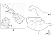 2023 Ford Bronco Turn Signal Switch Diagram - M2DZ-3F791-AC