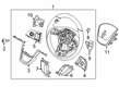 2022 Lincoln Aviator Steering Wheel Diagram - LC5Z-3600-AR