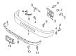 Ford E-150 Bumper Diagram - 8C2Z-17757-B