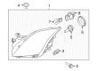 2011 Mercury Milan Light Socket Diagram - 9E5Z-13411-A