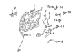 2004 Lincoln Aviator Door Handle Diagram - 2C5Z-78224A53-AAA