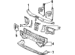 1997 Mercury Mystique Air Deflector Diagram - F53Z8311AE