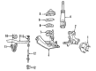 2000 Ford Mustang Coil Springs Diagram - 3R3Z-5310-PA