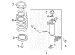 Lincoln Continental Coil Springs Diagram - G3GZ-5560-K