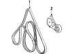 Mercury Cougar Serpentine Belt Diagram - E9SZ8620E