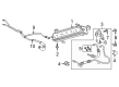 Lincoln Navigator Automatic Transmission Oil Cooler Line Diagram - JL3Z-7A031-D