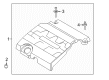 2019 Lincoln Continental Engine Cover Diagram - DP5Z-6A949-C