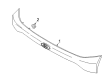 2017 Ford Edge Bumper Reflector Diagram - HT4Z-13A565-G