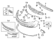 Lincoln Grille Diagram - DA5Z-17K945-BA