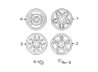 Mercury Mariner Spare Wheel Diagram - YL8Z-1007-DA