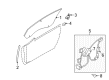 2005 Ford Mustang Window Regulator Diagram - 6R3Z-6323208-A