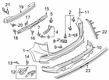 2020 Ford Edge Bumper Reflector Diagram - KT4Z-15A449-B