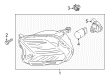 2018 Ford Escape Light Socket Diagram - GJ5Z-13411-C