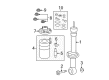 2009 Lincoln Navigator Shock Absorber Diagram - 8L1Z-18125-DS