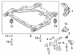 Ford Special Service Police Sedan Steering Knuckle Diagram - DE9Z-3K185-B