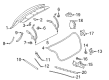 2017 Lincoln Continental Weather Strip Diagram - GD9Z-5443720-B