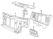 2003 Lincoln Aviator Air Deflector Diagram - 2C5Z-8327-AA