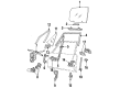 1994 Ford Tempo Door Lock Actuators Diagram - FO3Z-54218A42-A
