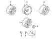 Lincoln Wheel Cover Diagram - AL7Z-1130-B