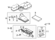 2016 Lincoln MKT Air Filter Box Diagram - FB5Z-9661-A