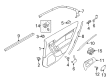 Mercury Milan Weather Strip Diagram - 6E5Z-5425860-AA