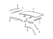 Lincoln Navigator Weather Strip Diagram - EL1Z-7851223-A