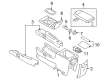 Ford Taurus X Center Console Base Diagram - 8A4Z-74045A36-AD