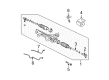 2003 Ford Expedition Rack And Pinion Diagram - 2L1Z-3504-KERM