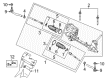 Lincoln MKZ Steering Gear Box Diagram - KP5Z3504B