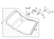 2020 Ford F-350 Super Duty Windshield Diagram - LC3Z-2503100-E